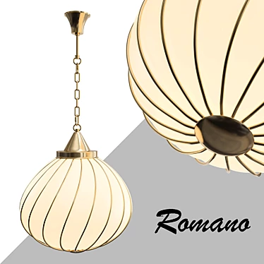 Elegant Romano Chandelier 3D model image 1 