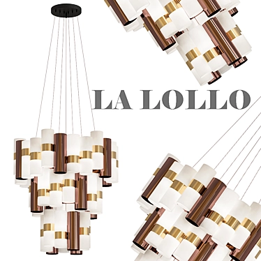 Illuminating Elegance: Slamp Pendant Light 3D model image 1 