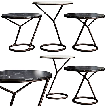 Modern Low Ilda Coffee Table 3D model image 1 