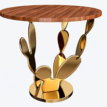 Cactus Wood Coffee Table 3D model image 1 