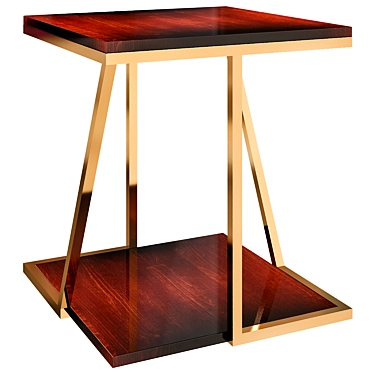 Elegant Renaissance Side Table 3D model image 1 