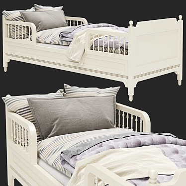 Sofia Dreamland Toddler Bed 3D model image 1 
