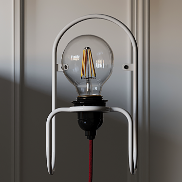 Minimalist Anders Wall Sconce 3D model image 1 