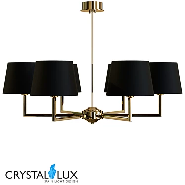 Crystal Lux Conte SP6 Pendant 3D model image 1 