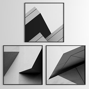 Minimalist Art Set - Set of 3 3D model image 1 