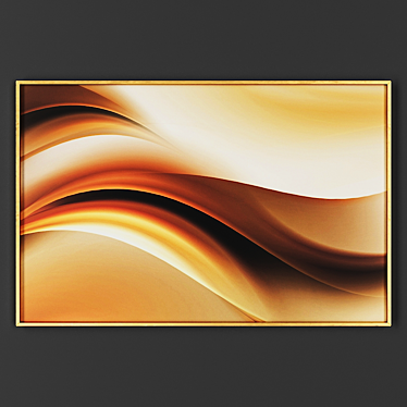 Elegant Framed Artwork 3D model image 1 