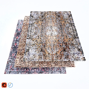 Mischioff Nilanda: Fine Silk & Wool Carpets 3D model image 1 