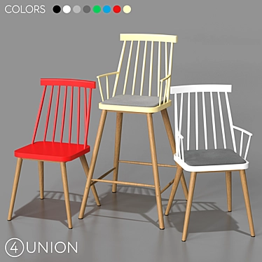 Elegant Bar Stools BC-8311 3D model image 1 