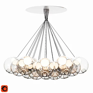 Bocci Cluster Pendant Light 3D model image 1 