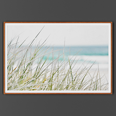 Title: Wooden Framed Picture 3D model image 1 