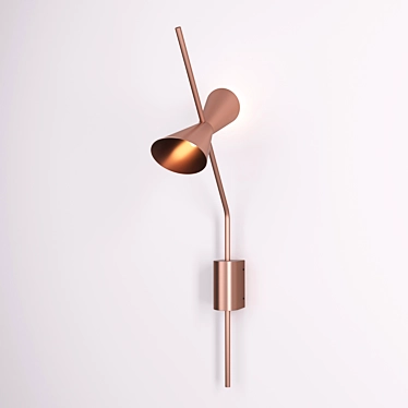 Anzazo Modern Wall Sconce 3D model image 1 