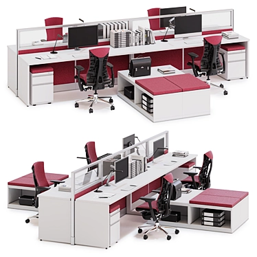 Elevate Efficiency with Herman Miller 3D model image 1 