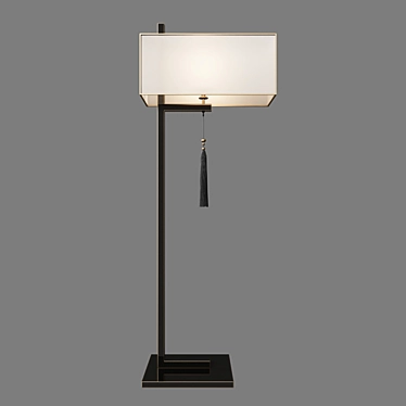 Modern Chinese Floor Lamp 3D model image 1 