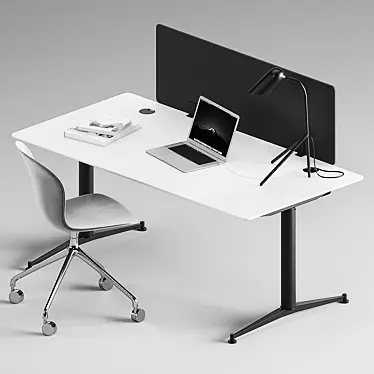 Modern Office Set: BoConcept 3D model image 1 