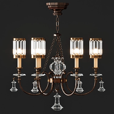 Eaton Place Fine Art Lamps - H71x81 3D model image 1 