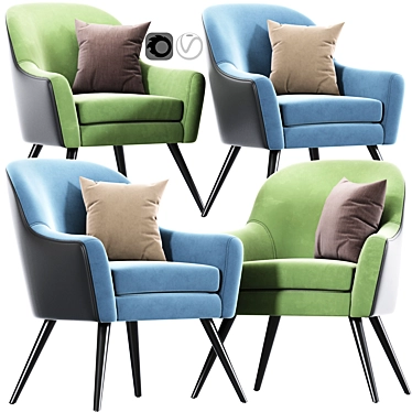 Stylishly Comfortable Joybird Armchair 3D model image 1 