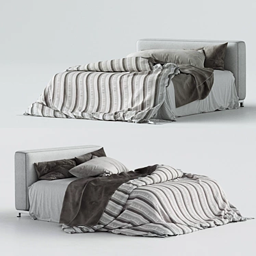 Messy Dream Bed - Displacement Maps - 3D Models 3D model image 1 