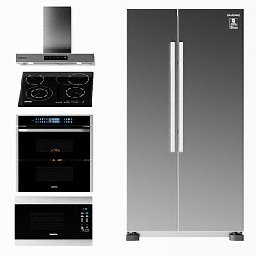 Samsung Kitchen Tech Set 3D model image 1 