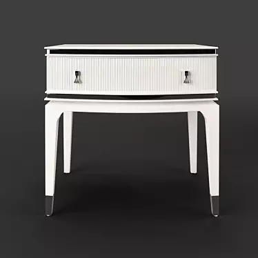 Elegant RIMINI Bedside Table by Fratelli Barri 3D model image 1 