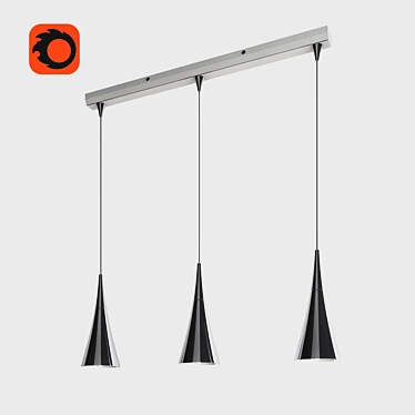 GOCCE Pendant Lamp: Stylish Loft Design 3D model image 1 