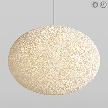 Ayla Small Pendant - Restoration Hardware 3D model image 1 