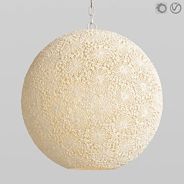 Ayla Large Pendant: Stunning Restoration Hardware Lighting 3D model image 1 