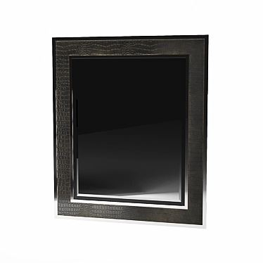 Faux Crocodile Mirror: Ralph Lauren City Modern 3D model image 1 