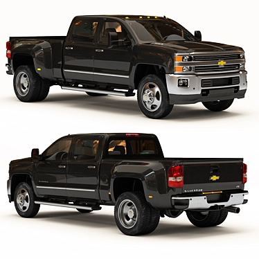 Rugged Chevy Silverado Pickup 3D model image 1 