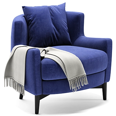 Elegant Gio Armchair: Medea Lifestyle 1905 3D model image 1 