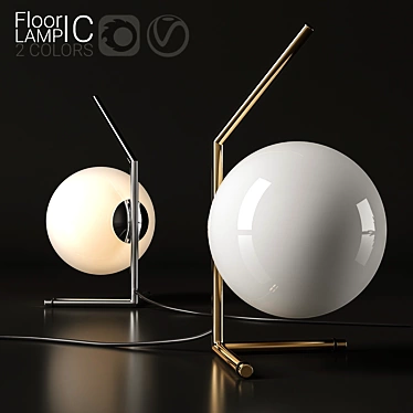 Modern Minimalist Table Lamp 3D model image 1 