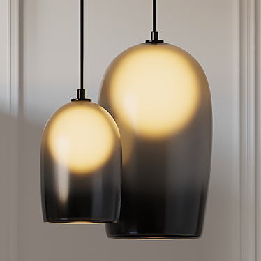 Title: CRUX Pendant Lamps | 20/12 Inch 3D model image 1 