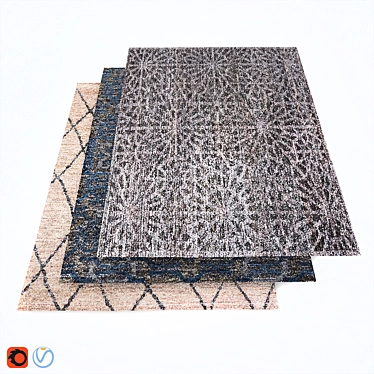 Himalayan Highland Wool Carpets 3D model image 1 