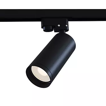 Modern Track Lamp: TR004-1-GU10-B 3D model image 1 