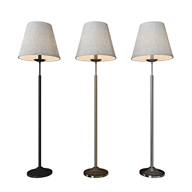 Elegant Classic Floor Lamp 3D model image 1 