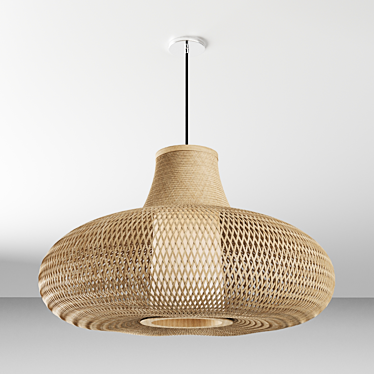 Ay Illuminate Bamboo Ceiling Lamp 3D model image 1 