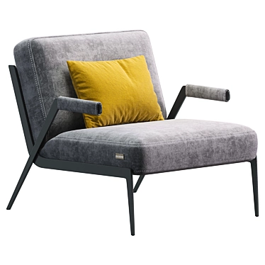 Lima Nicoline Armchair: Modern Comfort for Every Home 3D model image 1 