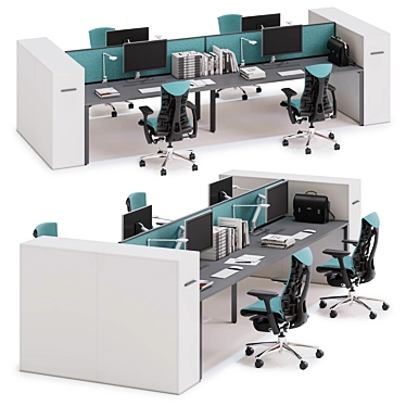 Elevate Efficiency: Herman Miller v10 3D model image 1 