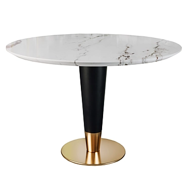 Versatile Dining Table for Home, Cafes & Restaurants 3D model image 1 