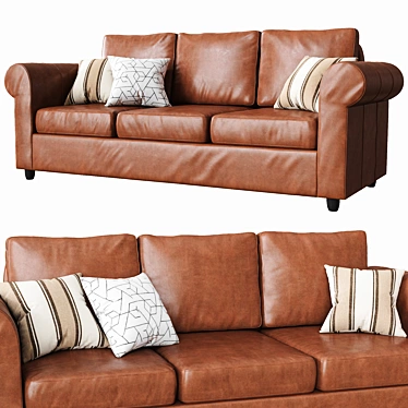 Modular Fixhult Sofa by Ikea 3D model image 1 