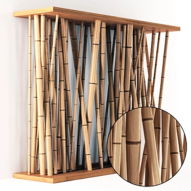 Bamboo Fusion Wall Art 3D model image 1 