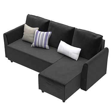 Brissund Convertible Sofa Bed 3D model image 1 