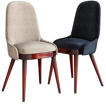 Hudson Lounge Chair | Modern Comfort 3D model image 1 