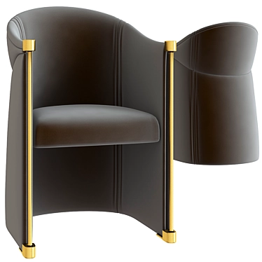 Chillax Comfort Low Chair 3D model image 1 