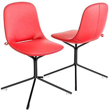 Modern Upholstered Chair 3D model image 1 