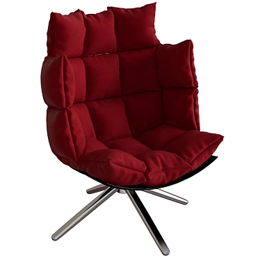 Stylish HUSK URQUIOLA Armchair 3D model image 1 