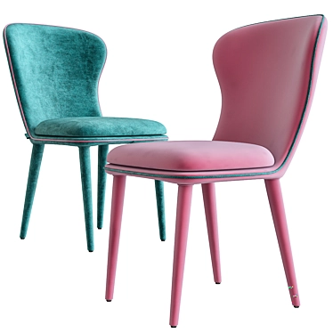 SANTORINI Chair: Ultimate Seating Elegance 3D model image 1 