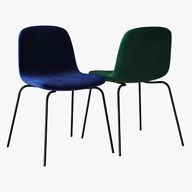 Stylish Tibby Chair: La Redoute 3D model image 1 