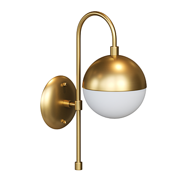 Title: Ball Wall Lamp - Elegant Illumination for Any Interior 3D model image 1 