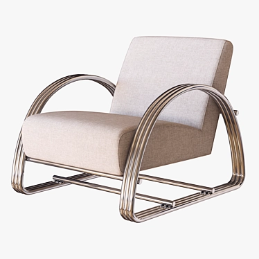 Eichholtz Basque Armchair: Exquisite 3D Model 3D model image 1 