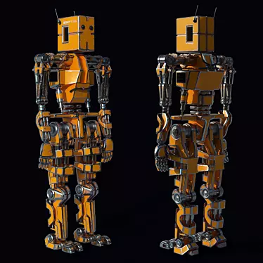 Advanced RoboDesign: High-Poly, Smooth & Textured 3D model image 1 